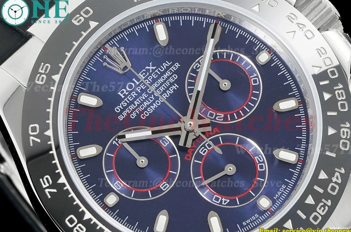 RU Dial Blue A7750 40mm OMF Daytona SS 116519 0309